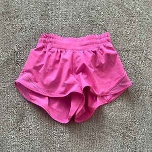 Hot Pink Lululemon Hotty Hot Shorts 2.5
